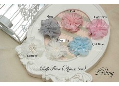 Ruffle Flower (No center), 6cm, 1 pc